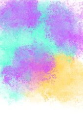 Colorful abstract background with splashes