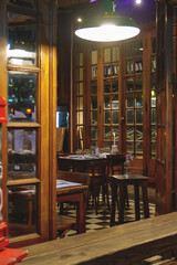 interior of a cafe
