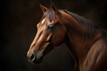 Fototapeta na wymiar Portrait of a horse