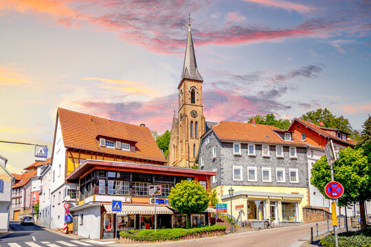 Altstadt, Bad Soden Salm&uuml;nster, Deutschland 