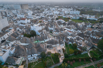 Historic center of Trulli houses in Alberobello, Italy
