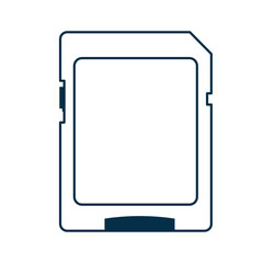 sd card adapter outline icon suitable to complete your attractive design