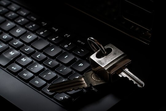 keys resting on a computer keyboard. Generative AI