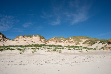 Sand dunes at Balnakeil beach, Durness, Sutherland, Scotland