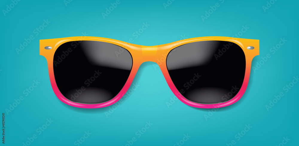 Wall mural sunglasses