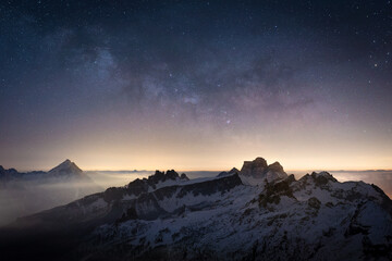 Milkyway in Dolomites