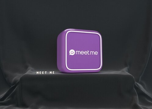 meet me, It is a visual design. - Social Media Background Design