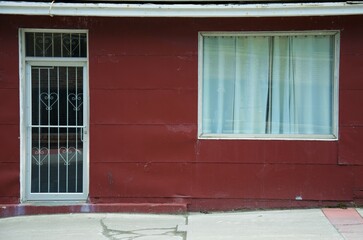 house door and window