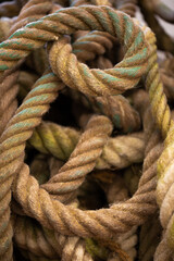 Old thick rope
