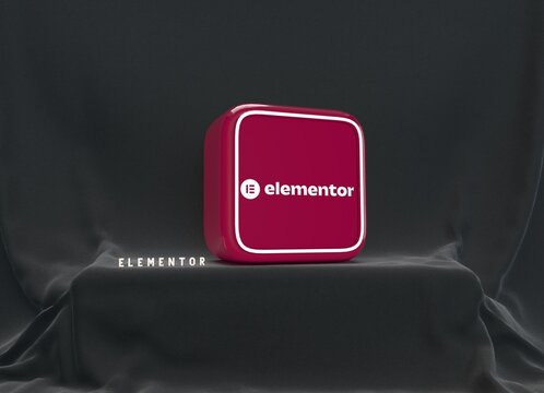 Elementor, It is a visual design. - Social Media Background Design