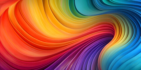 Obraz premium Vibrant Rainbow Abstract Background
