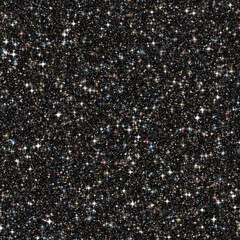 Black space with many colorful stars seamless universe pattern deep space texture starwars background