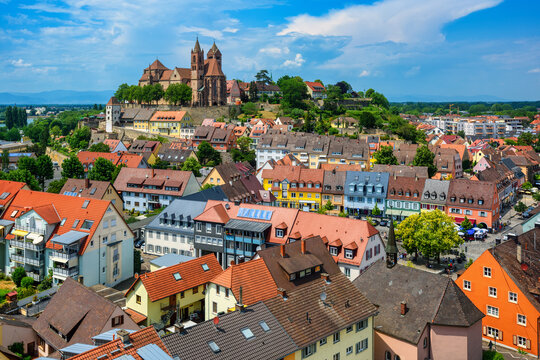 Breisach historical Old town in the Rhine valley, Germany