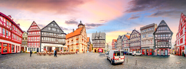 Fototapeta na wymiar Altstadt, Alsfeld, Deutschland 