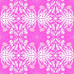 Halloween cartoon geometric seamless monster pattern for fabrics and textiles and packaging and wrapping paper