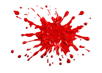 Red Paint, Slime, Ink, Goop, Splatter Splash Texture PNG Transparent Background