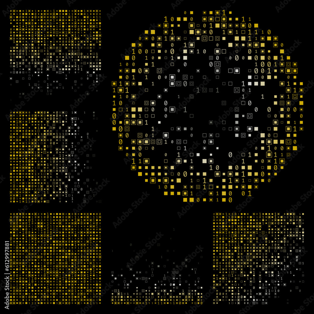 Poster tech background. black and yellow color theme backgrounds. gradient geometric patterns. awesome vect