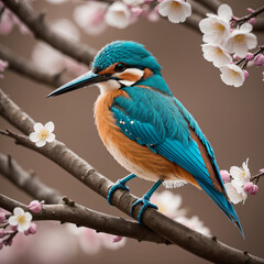 kingfisher on branch