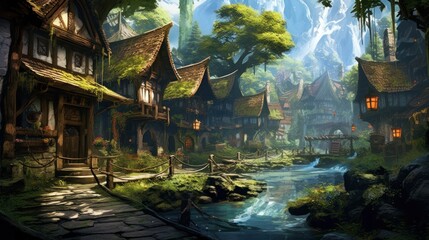 Obraz premium Beautiful Game Environment Art