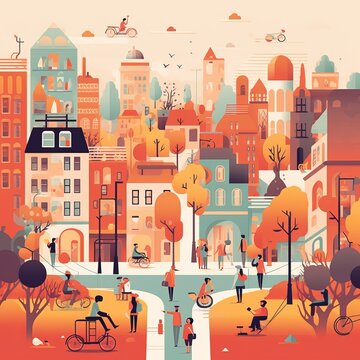 illustration of street