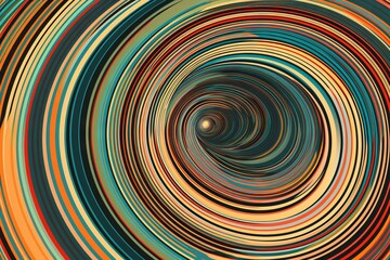 An abstract swirl and circle background. Generative AI. 