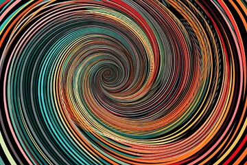 Fototapeta na wymiar An abstract swirl and circle background. Generative AI. 
