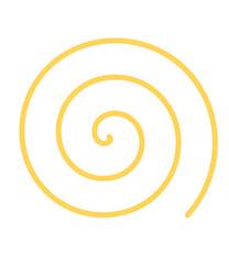  yellow spirals