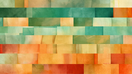 Colorful Abstract Square Background with Vibrant Colors. Generative ai