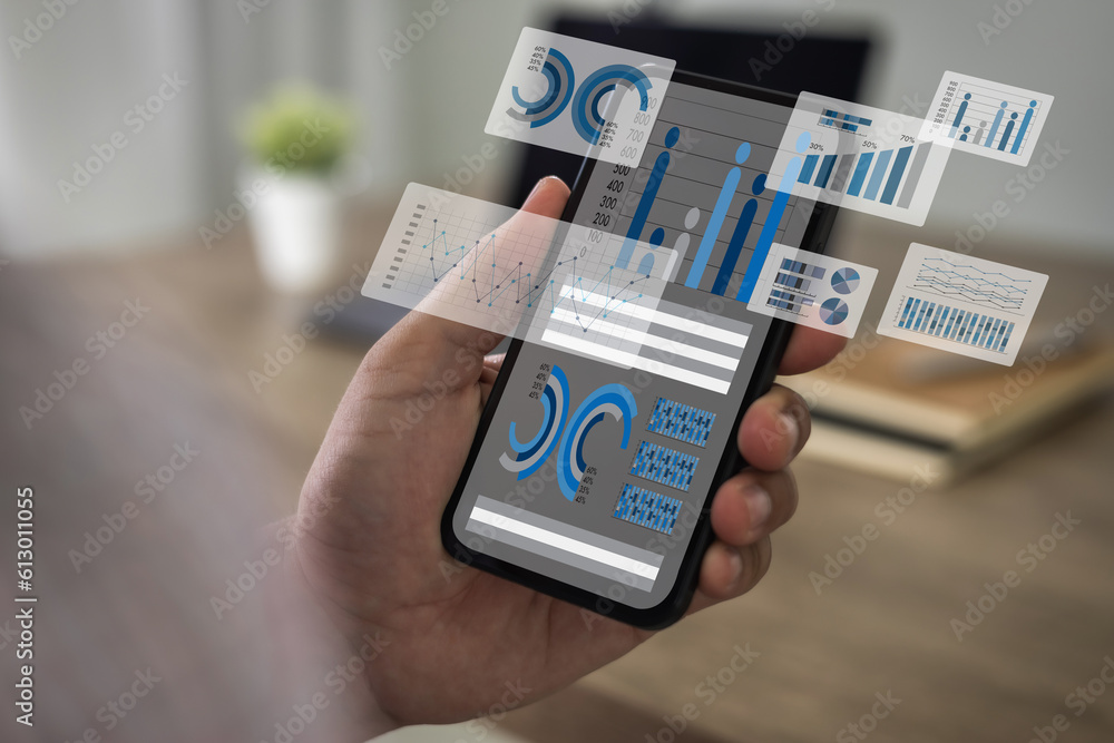 Poster data analysis, data mining, and analysis of the graph charts business marketing process and strategy