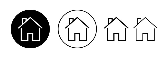 House icon vector for web and mobile app. Home sign and symbol