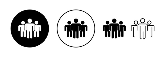 People icon vector for web and mobile app. person sign and symbol. User Icon vector