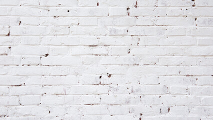white brick wall texture background