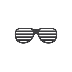 illustration of party glasses, vector art.