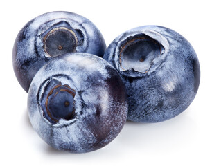 Blueberry isolated on white