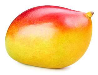 Obraz premium Mango isolated on white Clipping Path