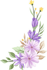 Obraz na płótnie Canvas bouquet of flowers design illustration