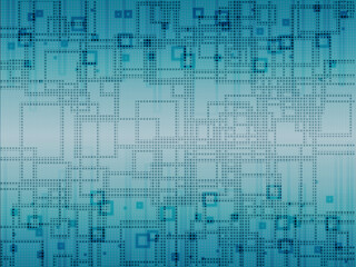 Cyber ​​background material (blue)