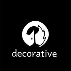 abstract logo design decorative business