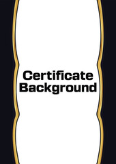 illustration of an background with text for certificate design