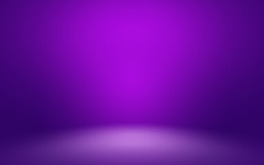Empty purple room with luxury. Purple gradient background for display your product