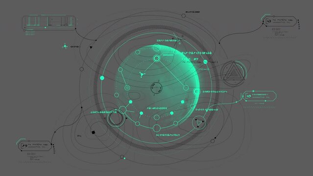 Alien infographics on the theme of Mars.