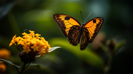 butterfly, insect, nature, flower, animal, macro, summer, wildlife, wings, spring, orange, beauty, garden, colorful, plant, fauna, wing, fly, beautiful, bug, butterflies, yellow, color, leaf, insects