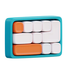  3D Illustration Keyboard
