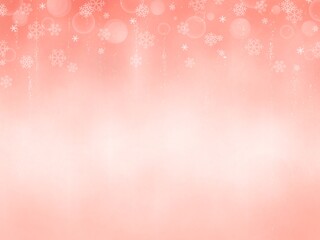 可愛いピンクの背景に幻想的な光と結晶が綺麗なイラスト素材