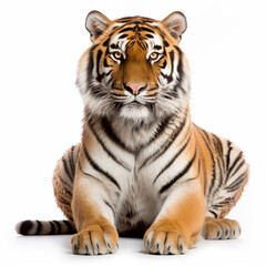 Fototapeta premium white tiger isolated on white