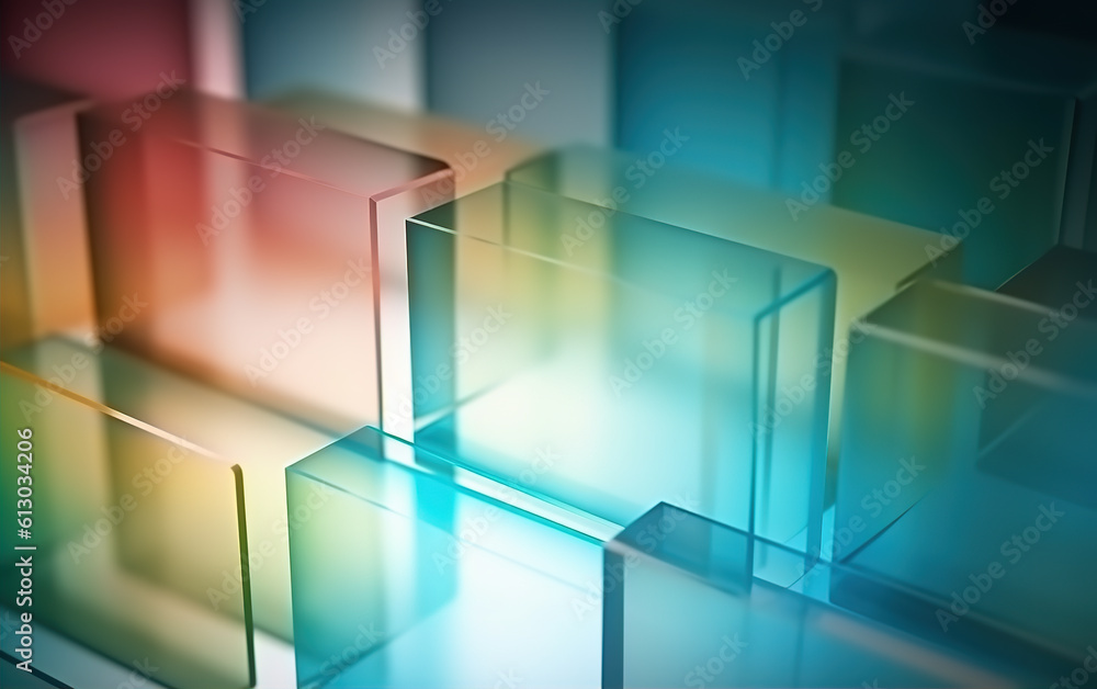 Poster abstract background illustration,created with generative ai tecnology.