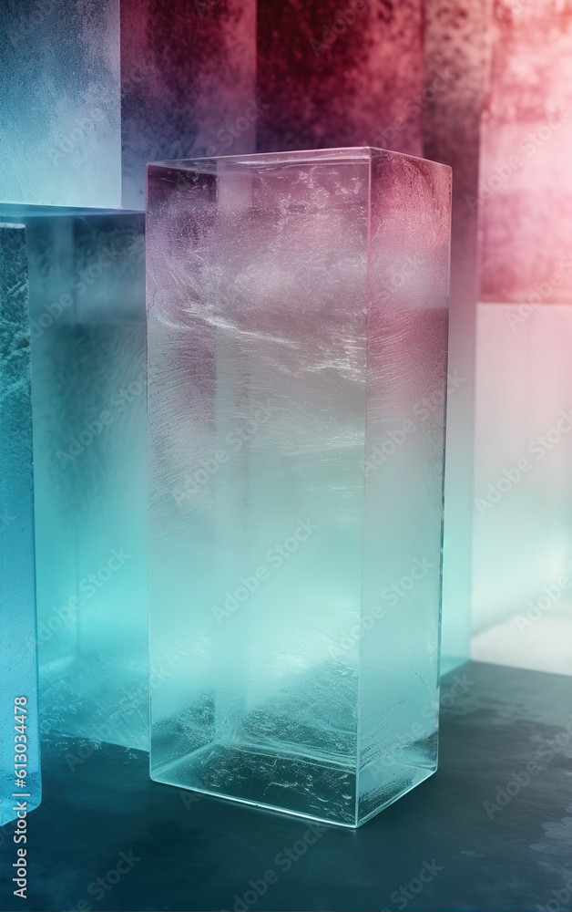 Poster abstract background illustration,created with generative ai tecnology.