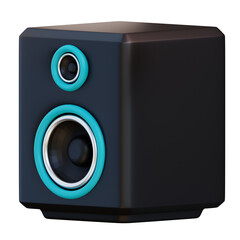 Obraz premium 3D Illustration Speaker 