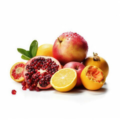 Naklejka na ściany i meble Fruit In nature National Geographic , Generative Ai