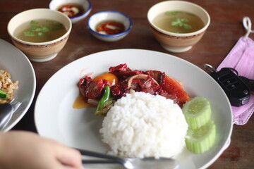 rice with chicken and vegetables